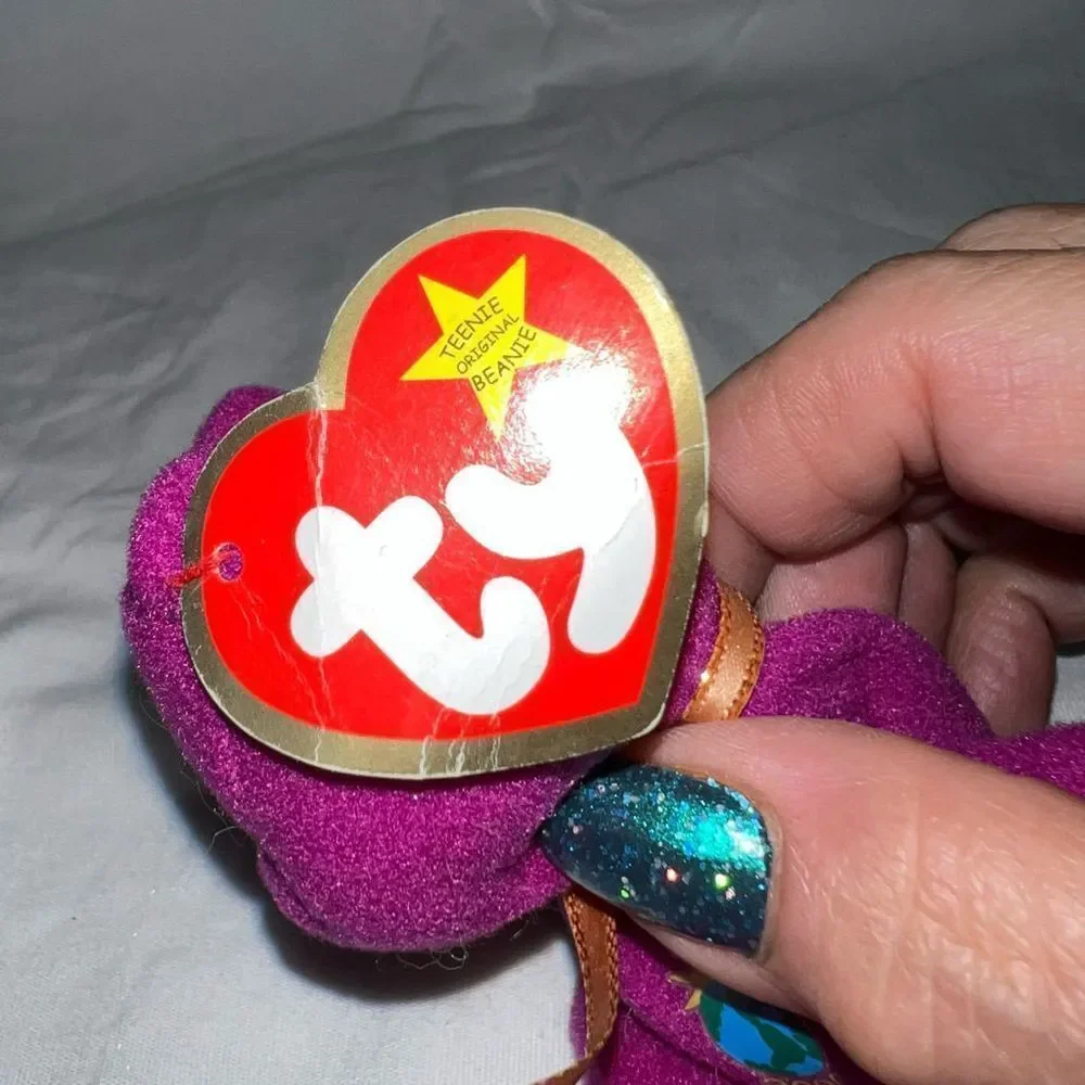 TY vintage McDonalds Teenie Beanie Millennium Bear - Picture 3 of 7